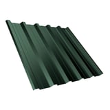 Damwandplaat T35DR mosgroen RAL 6005, 0,50 mm dik, 35 µm matpolyester coating