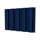 Damwandplaat T35DR wand Gentiaanblauw RAL 5010, vrijstaand, hoofdweergave