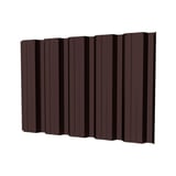 Damwandplaat T35DR wand chocoladebruin 0,50 mm, hoofdaanzicht