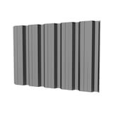 Damwandplaat T35DR wand, grijs aluminiumkleurig RAL9007, 0,50 mm staal, hoofdweergave