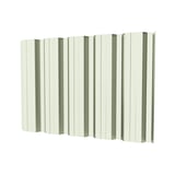 Damwandplaat T35DR wand Grijswit, 0,75 mm staal, polyester coating, vrijstaand