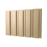 Damwandplaat T35M wand, licht ivoorkleurig RAL 1015, 0,75 mm staal, 25 µm polyester