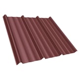 Damwandplaat T45/333M roodbruin RAL 8012, 0,50 mm, 25 µm polyester coating