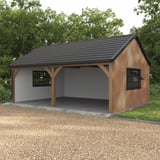 Damwandplaat T7M | Gevel | Staal 0,50 mm | 25 µm Polyester | Houtlook - Ahorn