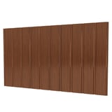 Damwandplaat T7M | Gevel | Staal 0,50 mm | 25 µm Polyester | Houtlook - Eiken