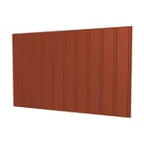 Damwandplaat T7M wand terracotta, 0,50 mm, hoofdweergave van de profielplaat