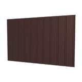 Damwandplaat T7M wand chocoladebruin RAL 8017, 0,50 mm, hoofdaanzicht