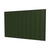 Damwandplaat T7M wand, Groen RAL 6010, 0,50 mm, PURMAT® gecoat, vrijstaand