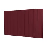 Damwandplaat T7M wand, wijnrood RAL 3005, 0,50 mm, hoofdweergave