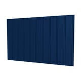 Damwandplaat T7M wand 0,50 mm Gentiaanblauw, hoofdweergave van de profielstructuur