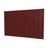 Damwandplaat T7M wand Roodbruin RAL 8012, 0,50 mm, hoofdweergave van de profielplaat