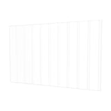 Damwandplaat T7M wand, 0,50 mm staal, zuiverwit RAL 9010, hoofdweergave van de profielstructuur