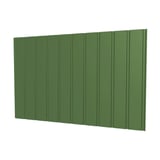 Damwandplaat T7M wand Resedagroen, 0,75 mm dikte, hoofdaanzicht, 25 µm polyestercoating
