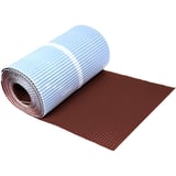 Dichtband voor schoorsteen, bitumen, RAL 8012 roodbruin, rol met blauwe beschermfolie
