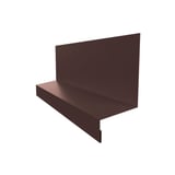 Plint Type 1 van staal 0,50 mm, PURMAT® gecoat in RAL 8017 Chocoladebruin, hoofdaanzicht