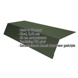 Dakgootprofiel staal 0,50 mm mat polyester groen met productgegevens
