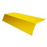 Dakgootprofiel Koolzaadgeel (RAL 1021) van staal 0,50 mm, 25 µm polyester, hoofdaanzicht