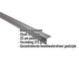 Dakgootprofiel antracietgrijs, 0,75 mm staal, met ingebedde productdetails