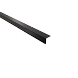 Dakgootprofiel donkergrijs, 0,50 mm staal, 35 µm matpolyester coating, schuin van boven
