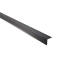 Dakgootprofiel antracietgrijs, 0,50 mm staal, 25 µm polyestercoating, bovenaanzicht schuin
