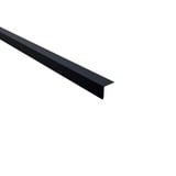 Dakgootprofiel 5x5 cm, 95 graden hoek, antracietgrijs (RAL 7016), 0,50 mm staal