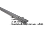 Druiplijst | 5 x 5 cm | 95° | Aluminium 0,70 mm | 25 µm Polyester | 7016 - Antracietgrijs