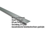 Dakgootprofiel mosgroen (RAL 6005) met Puramid-coating, kerngegevens weergegeven: staal 0,50 mm, Made in Germany