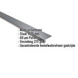 Dakgootprofiel Antracietgrijs RAL 7016 met 60 µm Puramid coating, productdetails getoond