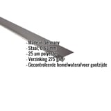 Dakgootprofiel staal 0,63 mm polyester gecoat, met ingebedde specificaties