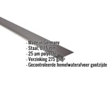 Dakgootprofiel staal 0,75 mm chocoladebruin met ingebedde productgegevens
