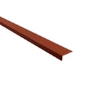 Dakgootprofiel Terracotta, 0,50 mm staal, 95 graden hoek, hoofdaanzicht