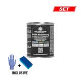 EPDM activering 125 ml blik van DACHPROTECT in set met blauwe spons en handschoen