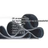 EPDM dakfolie wit, 1,50 mm, opgerold, met ingebedde technische gegevens