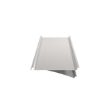 Felsplaat 33/500-LE, Zuiverwit RAL 9010, 0,50 mm staal, dwarsdoorsnede met anticondensvlies en houten onderconstructie