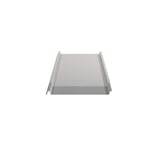 Staande felsplaat 33/500-LE, Grijswit (RAL 9002), 0,63 mm dikte, 25 µm polyestercoating, onderzijde zichtbaar