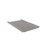 Felsplaat 33/500-LE, grijs aluminium, vrijstaand, bovenaanzicht schuin