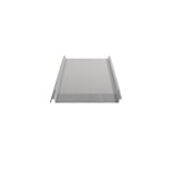 Staande felsplaat 33/500-LR lichtgrijs RAL 7035, 0,50 mm staal, doorsnede met anticondensvlies