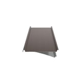 Felsplaat 33/500-LR Notenbruin, 0,75 mm staal, 25 µm polyester, schuine doorsnede