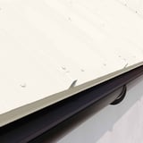 Felsplaat 33/500-LR, zuiverwit, 0,50 mm, Weckman, detail dakrand