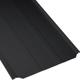 Staande felsplaat PD-510-S trapezium Gitzwart, 0,50 mm, hoofdaanzicht met profielstructuur