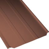 Staande felsplaat PD-510-S trapezium terracotta, 0,50 mm staal, 50 µm PURMAT coating, hoofdaanzicht