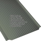 Staande felsplaat PD-510-S Micro Chroomoxydegroen, 0,50 mm staal met PURMAT® coating, gegevens getoond