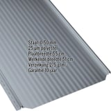 Felsplaten PD-510-S Micro Pelsgrijs, 0,50 mm staal, met ingebedde productgegevens