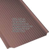 Felsplaat PD-510-S Micro in RAL 8012 Roodbruin, 0,50 mm staal, met ingebedde productdetails