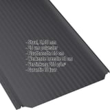 Felsplaat PD-510-S Micro Gitzwart RAL 9005 met ingebedde specificaties