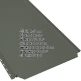 Felsdakpan PD-510-S in Chroomoxydegroen, detailweergave met productgegevens