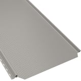 Staande felsplaat PD-510-S Zuiverwit (RAL 9010) met fijne profilering, bovenaanzicht schuin