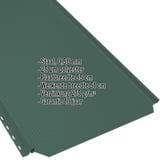 Felsplaat PD-510-S in mosgroen, 0,50 mm, met ingebedde productgegevens