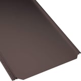 Felsplaat PD-510-S Vlak, Chocoladebruin RAL 8017, 0,50 mm, hoofdaanzicht schuin van boven