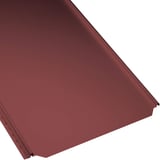 Staande felsplaat PD-510-S vlak, kersrood, 0,50 mm staal, hoofdweergave van de profielplaat